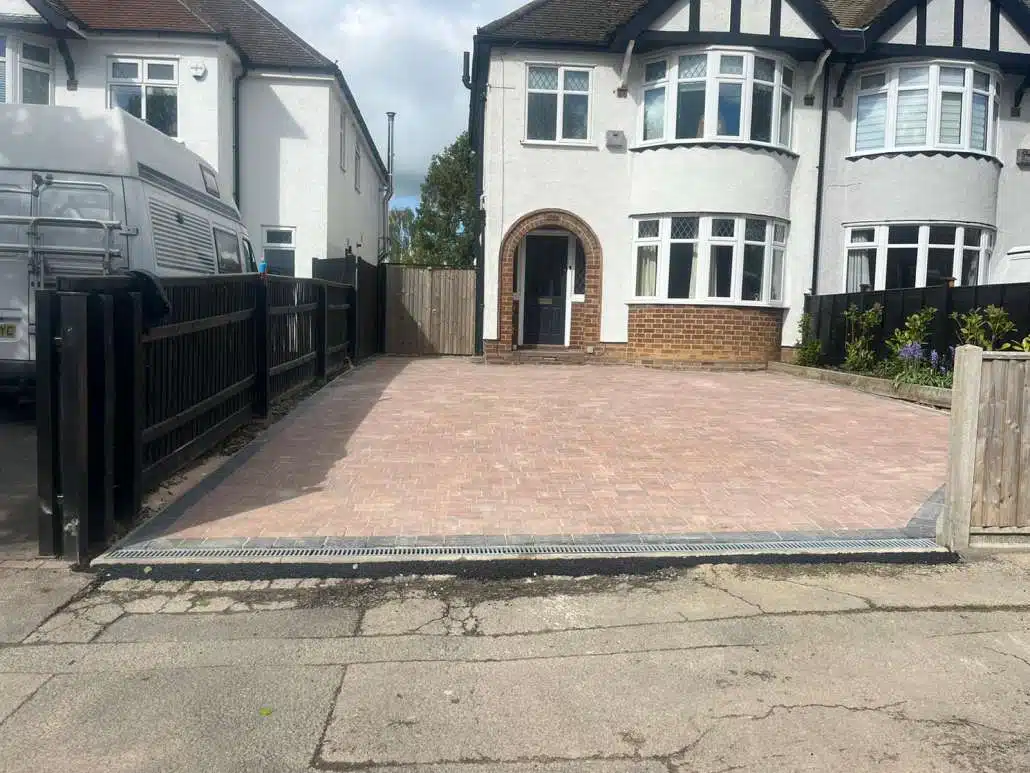 Block paved driveway installed by Town & Country in Shrewsbury